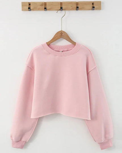 Vintage High Quality Oversized Women Sweatshirt Hoodies Casual Loose Vintage Long Sleeve Harajuku Streetwear Crop Pullover