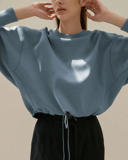 Oversized 100% Cotton Women Hoodies Sweatshirt Casual Solid Long Sleeve Drawstring Korean Fashion Streetwear Female Pullover