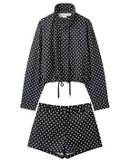 Black Polka Suit