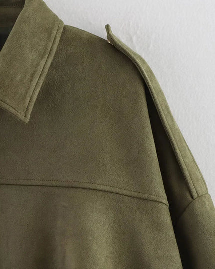 Trendy Vintage Bomber Jacket