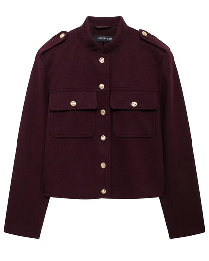 Chic Tweed Bomber Jacket