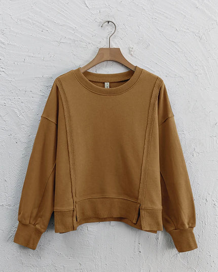 New In 100% Cotton Hooded Shirt Women Long Sleeve Top Patchwork Sweatshirt Streetwear Harajuku Autumn Winter Hoodie Pullovers