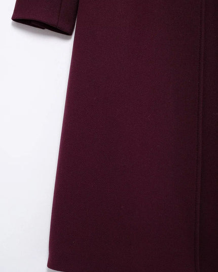 Burgundy Coat: Elegance and Warmth Combined