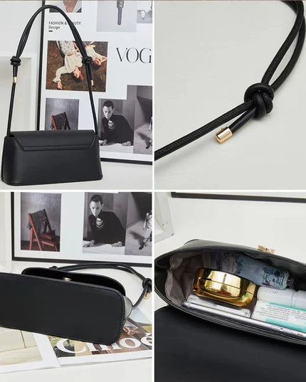 Chic Crossbody: Elegant PU Leather Shoulder Bag