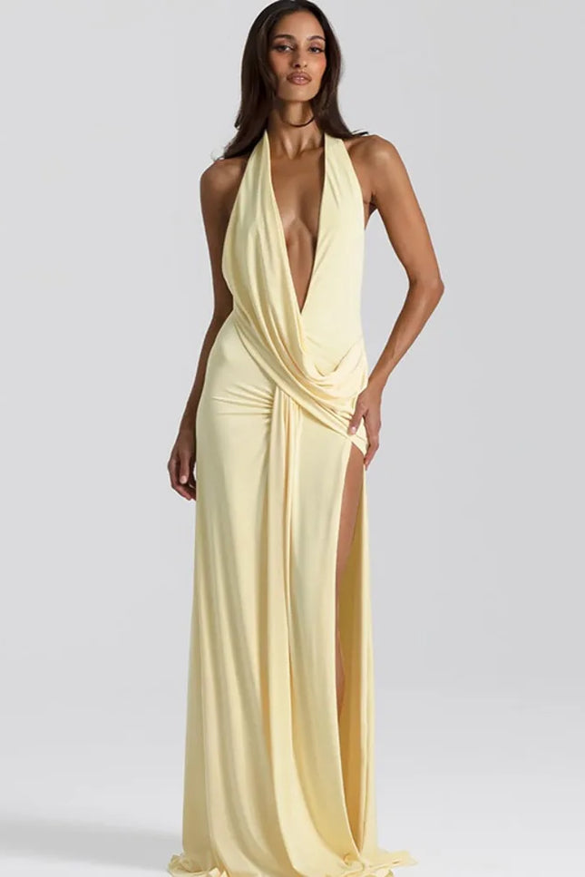 Glamorous Halter Maxi Dress