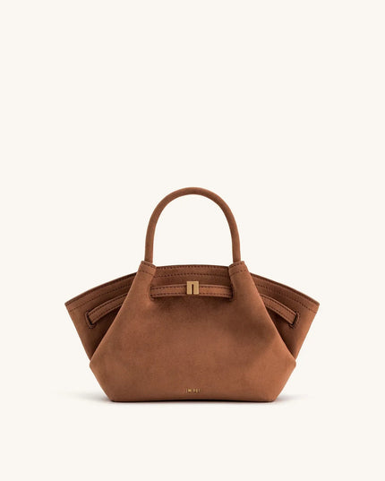 JW PEI HANA Dumpling Bun Small Women's Shoulder Crossbody Bag High Quality Handheld Small Bag Women'sMedium Faux Suede Tote Bag