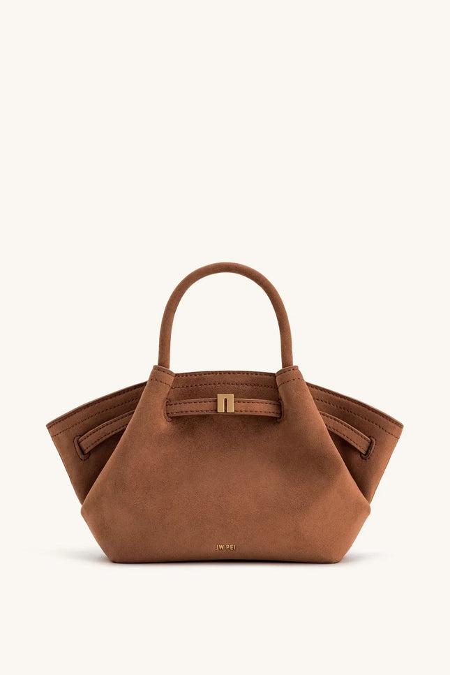 JW PEI HANA Dumpling Bun Small Women's Shoulder Crossbody Bag High Quality Handheld Small Bag Women'sMedium Faux Suede Tote Bag