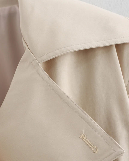 Chic Double-Breasted Trench Coat