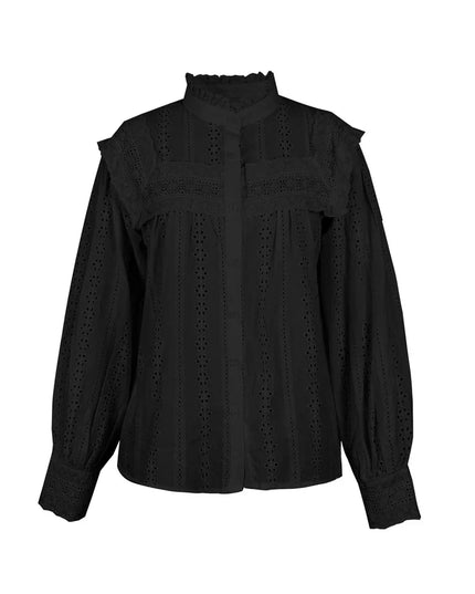 Chic Lace-Up Blouse - Elegance Redefined