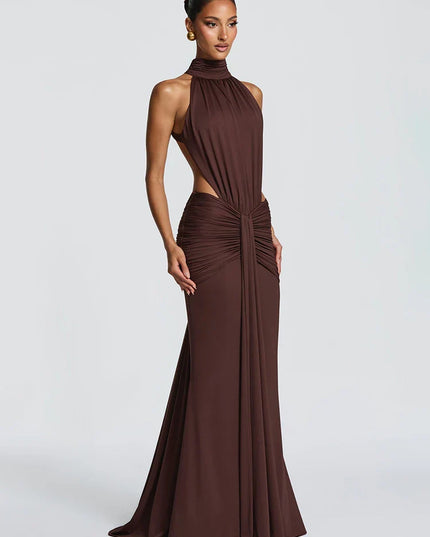 Backless Maxi Dress Elegance Redefined