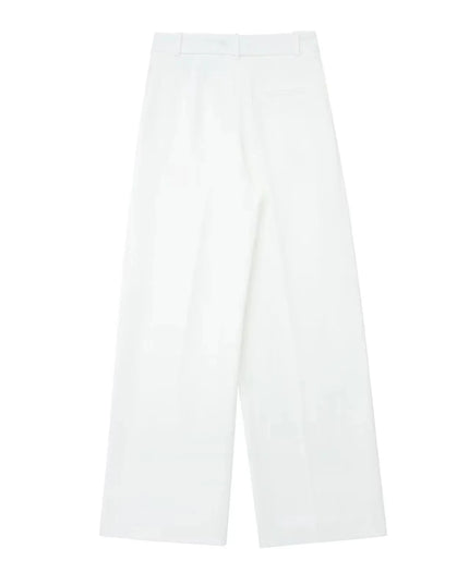 Chic Office Suit - Elegant Halter Vest & Trousers