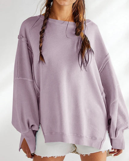 100% Cotton Oversized Hoodie Long Sleeve Pullovers Patchwork Streetwear Harajuku  Sweatshirt Autumn Winter Clothes For Women