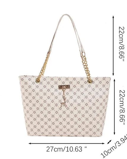 Chic Soft Leather Tote - Fashionable Women's Bag