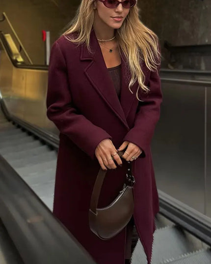 Burgundy Coat: Elegance and Warmth Combined