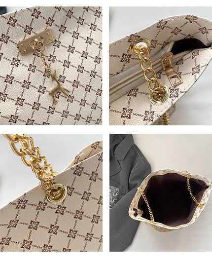 Chic Soft Leather Tote - Fashionable Women's Bag