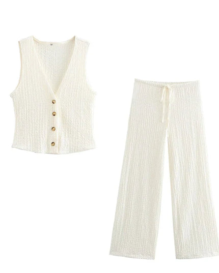 Chic Women's 2-Piece Set: Elegance & Comfort