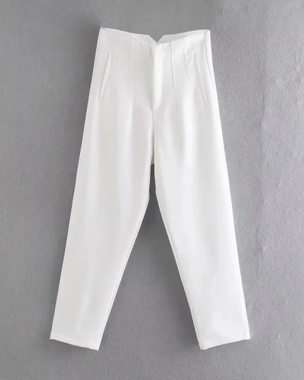 Chic High Waist Pencil Pants
