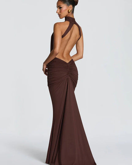 Backless Maxi Dress Elegance Redefined