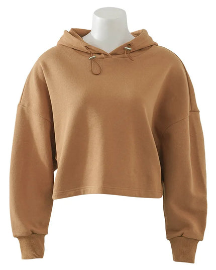100% Cotton Oversize Hoodies Women Long Sleeve Jogger Yoga Ladies Sweatshirt Harajuku Streetwear Pullovers