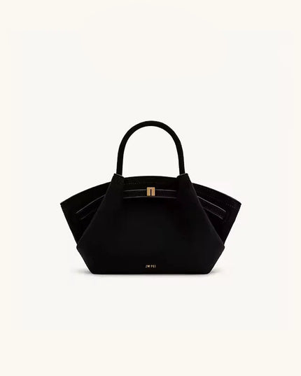 JW PEI HANA Tote Bag Dumpling Bun Small Women's Shoulder Crossbody Bag High Quality Handheld Small Bag Women'sMedium Faux Suede