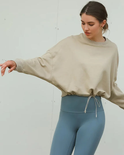 New In 100% Cotton Hooded Shirt Casual Long Sleeve Drawstring Autumn Winter Women Sweatshirts Streetwear Hoodies Pullover
