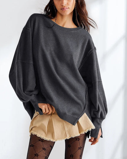 100% Cotton Oversized Hoodie Long Sleeve Pullovers Patchwork Streetwear Harajuku  Sweatshirt Autumn Winter Clothes For Women