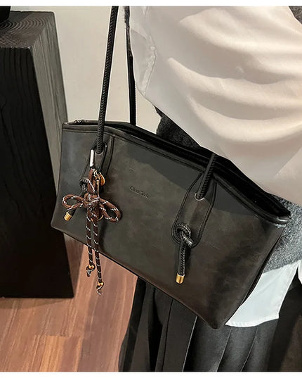 Chic PU Leather Shoulder Bag