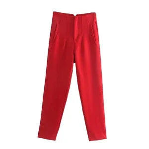 Chic High Waist Pencil Pants