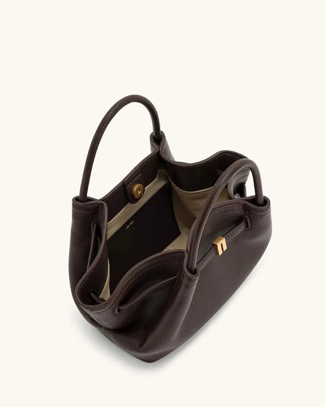 JW PEI HANA Tote Bag Dumpling Bun Small Women's Shoulder Crossbody Bag High Quality Handheld Small Bag Women'sMedium Faux Suede