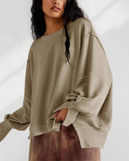100% Cotton Oversized Hoodie Long Sleeve Pullovers Patchwork Streetwear Harajuku  Sweatshirt Autumn Winter Clothes For Women