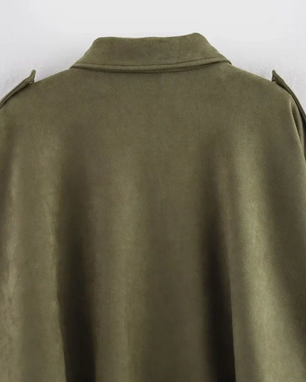 Trendy Vintage Bomber Jacket