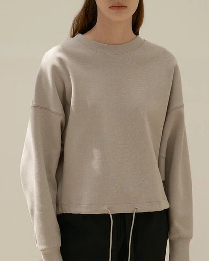 Oversized 100% Cotton Women Hoodies Sweatshirt Casual Solid Long Sleeve Drawstring Korean Fashion Streetwear Female Pullover