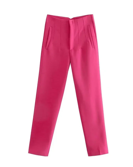 Chic High Waist Pencil Pants