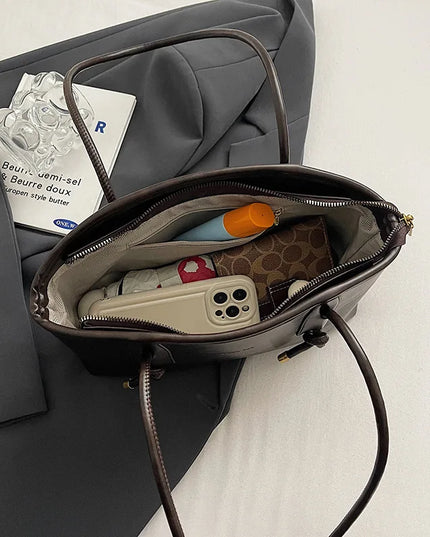 Chic PU Leather Shoulder Bag