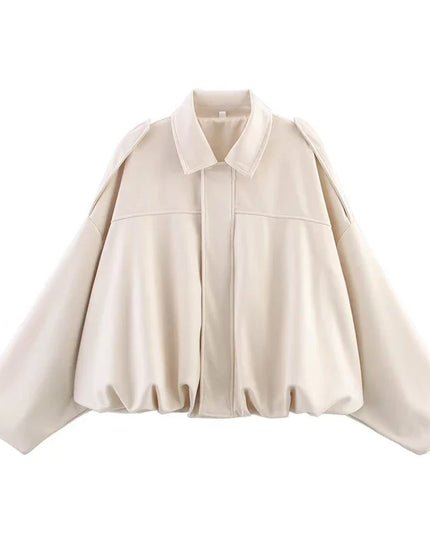 Trendy Vintage Bomber Jacket