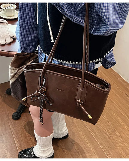 Chic PU Leather Shoulder Bag
