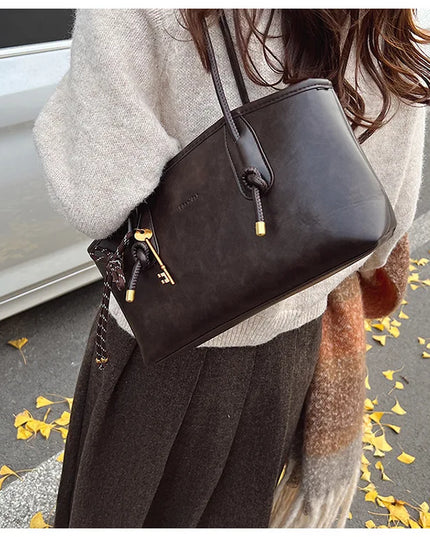 Chic PU Leather Shoulder Bag