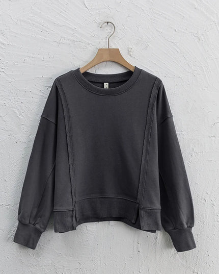 New In 100% Cotton Hooded Shirt Women Long Sleeve Top Patchwork Sweatshirt Streetwear Harajuku Autumn Winter Hoodie Pullovers
