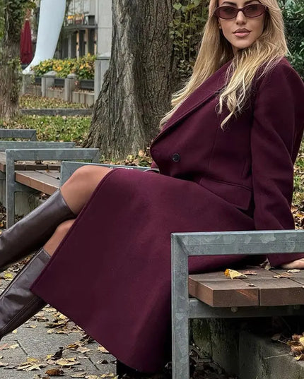 Burgundy Coat: Elegance and Warmth Combined