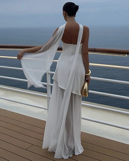 Elegant Strapless Maxi Dress