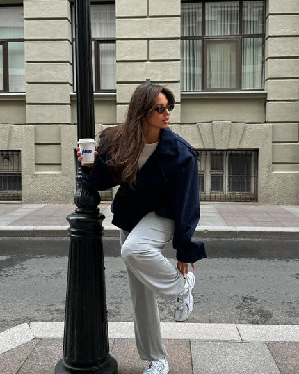 V-neck Belt Trench Coat: Chic & Versatile Style