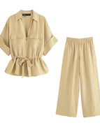 Beige Suit