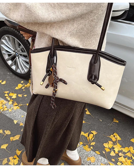 Chic PU Leather Shoulder Bag