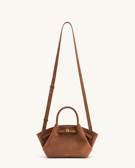 JW PEI HANA Dumpling Bun Small Women's Shoulder Crossbody Bag High Quality Handheld Small Bag Women'sMedium Faux Suede Tote Bag