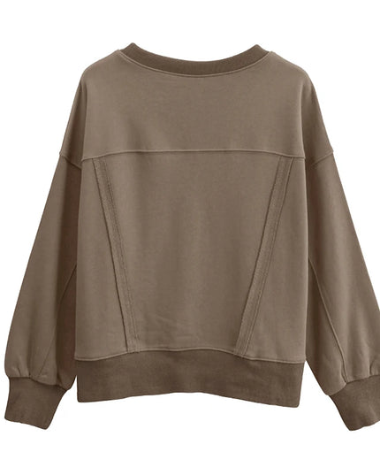 New In 100% Cotton Hooded Shirt Women Long Sleeve Top Patchwork Sweatshirt Streetwear Harajuku Autumn Winter Hoodie Pullovers