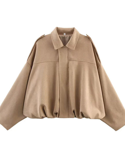 Trendy Vintage Bomber Jacket