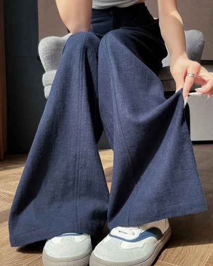Chic Wide Leg Linen Pants
