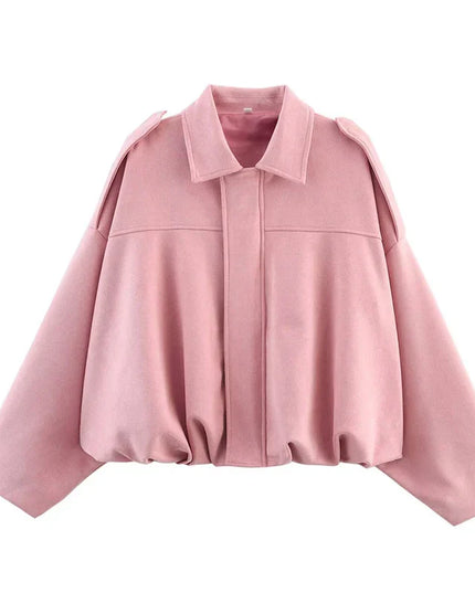 Trendy Vintage Bomber Jacket