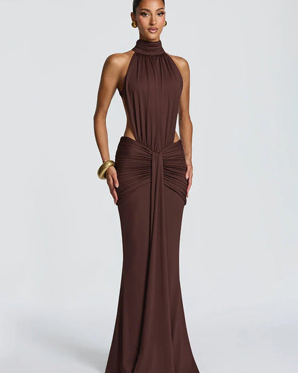 Backless Maxi Dress Elegance Redefined