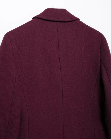 Burgundy Coat: Elegance and Warmth Combined
